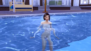 Steps. Fucks Korean StepMom After Swimming In The Pool Fucking | Korean Movie Sex Scene